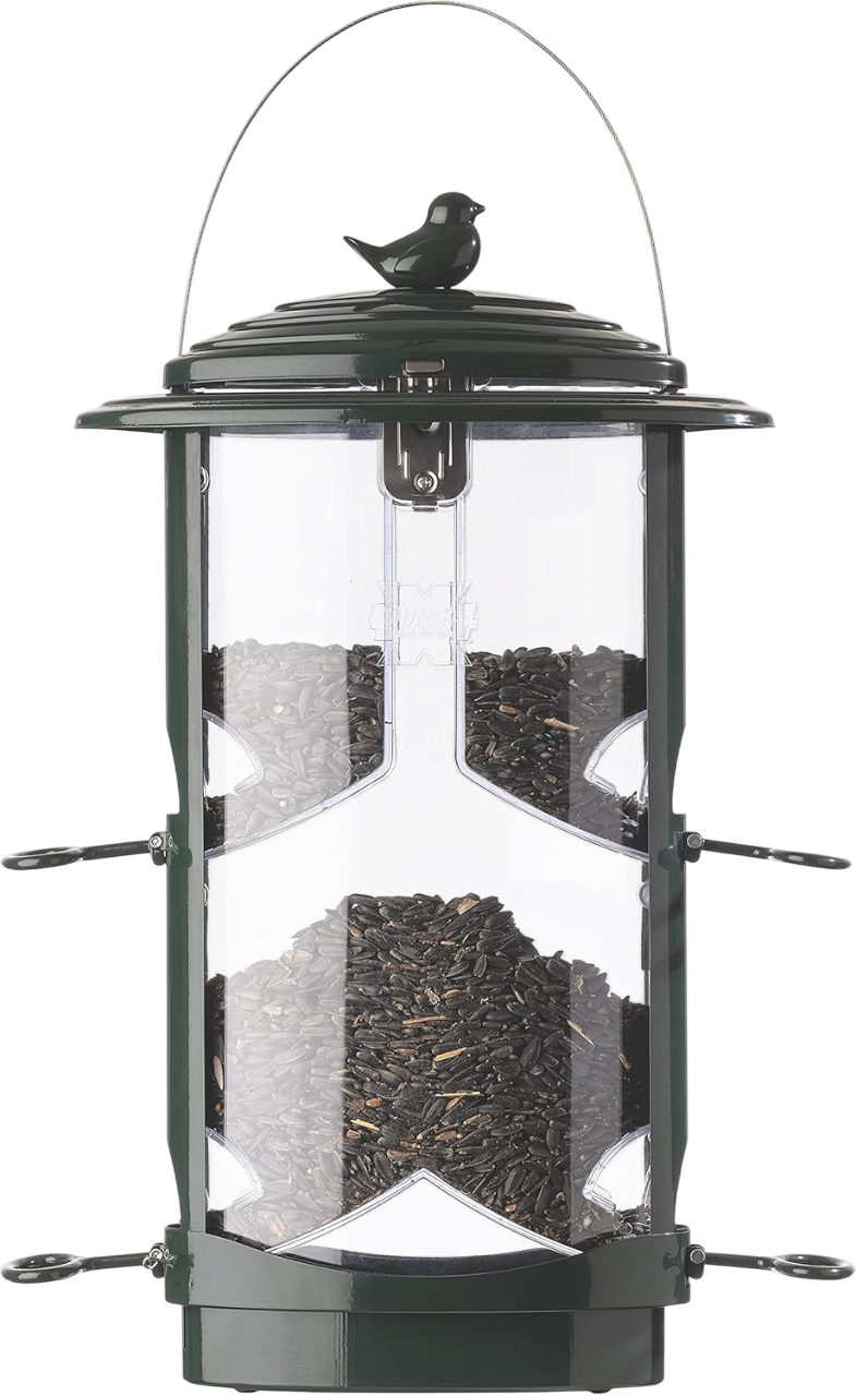111IN Bird Feeder, Dark Green by Squirrel X